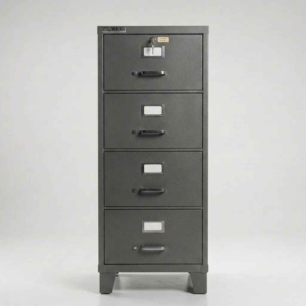 Lemari arsip besi tahan api fireproof cabinet untuk keamanan dokumen krusial instansi