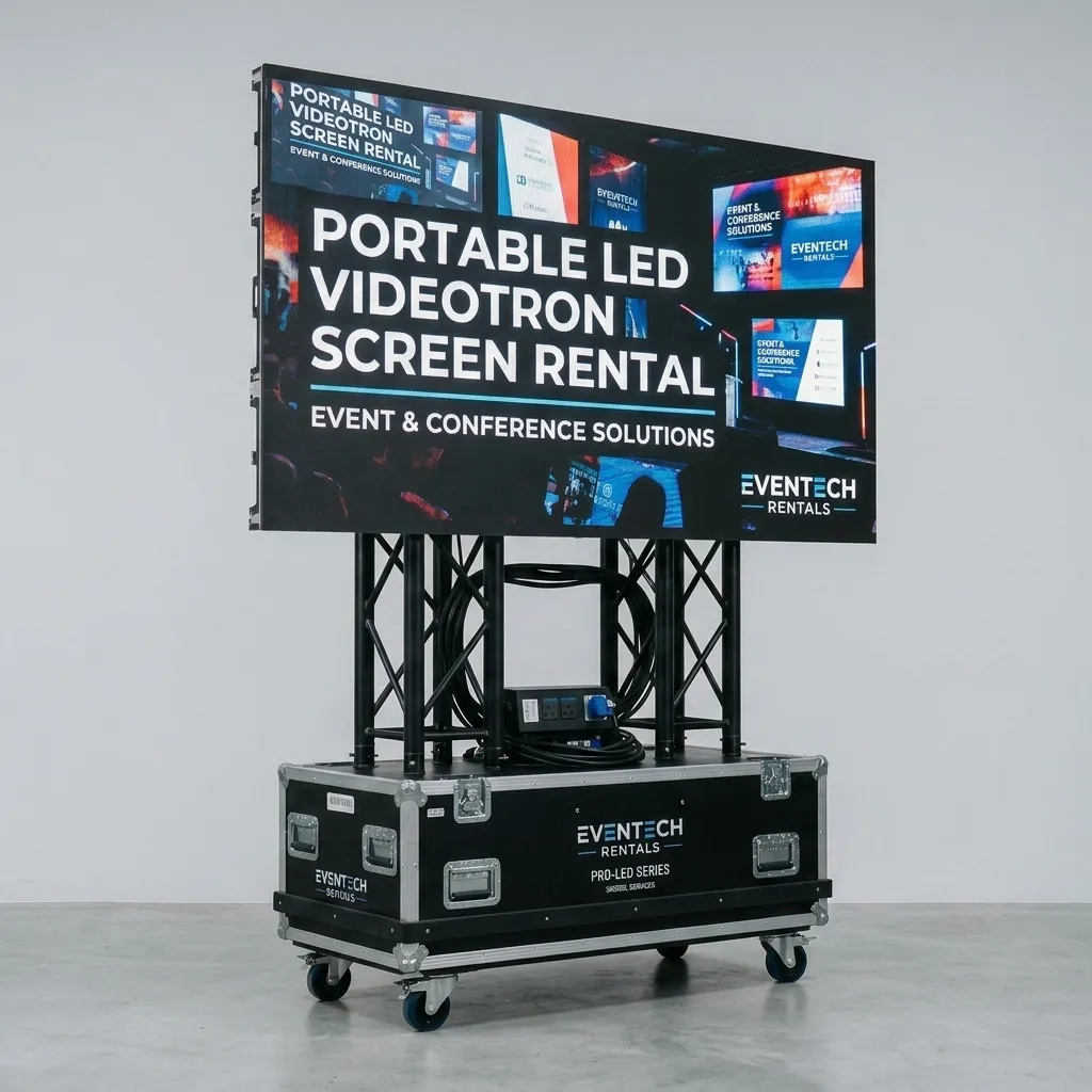 Videotron portable untuk panggung event